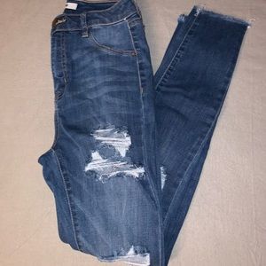 Super high rise jeans